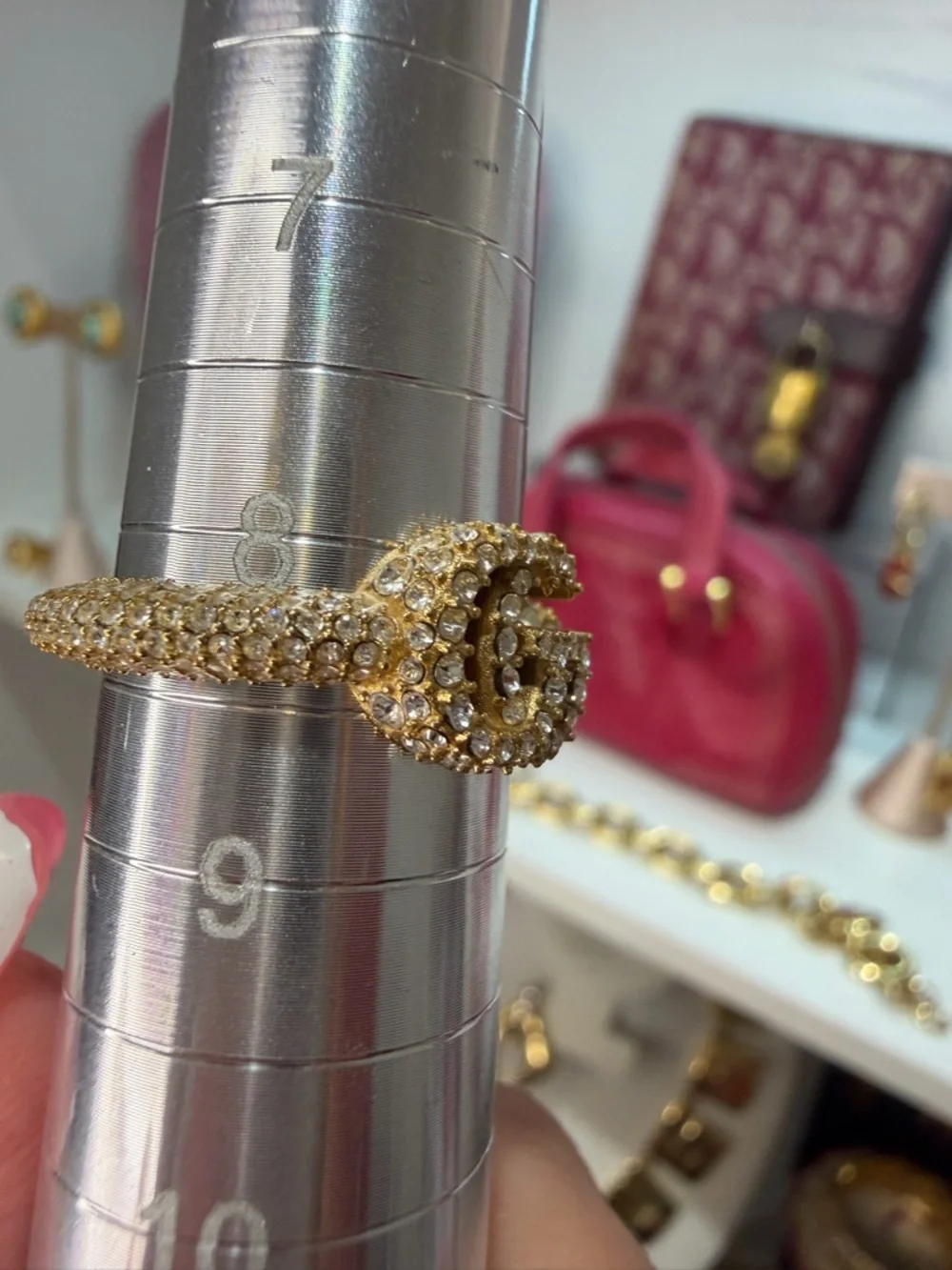 Gucci Pave Key Ring - Picture 4 of 11